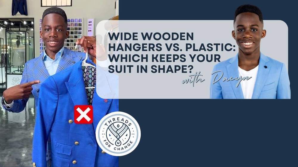Wide Wooden Hangers vs. Plastic: Which Keeps your Suit in Shape?